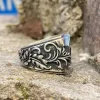 Thor’s Hammer Triquetra Sterling Silver Viking Ring sold by GTHIC
