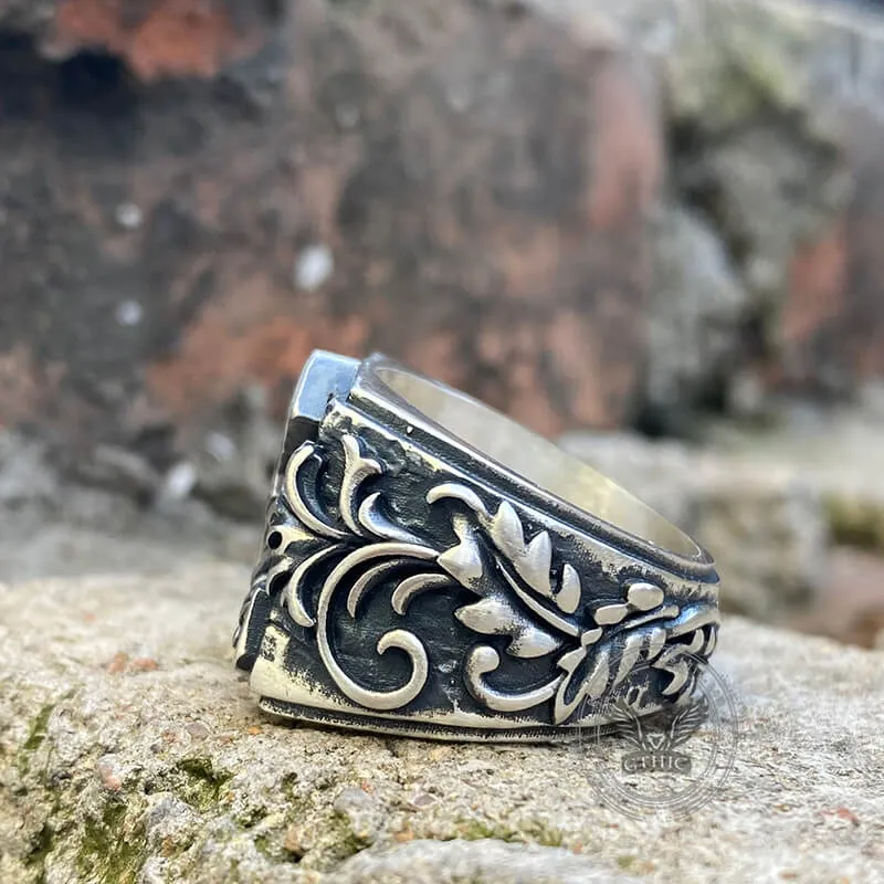 Thor’s Hammer Triquetra Sterling Silver Viking Ring sold by GTHIC product image thumbnail 3