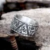 Vintage Surrounded Celtic Knot Stainless Steel Viking Ring sold by GTHIC