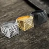Egyptian Pyramid Eye of Ra Stainless Steel Ring sold by GTHIC