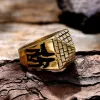 Egyptian Pyramid Eye of Ra Stainless Steel Ring sold by GTHIC