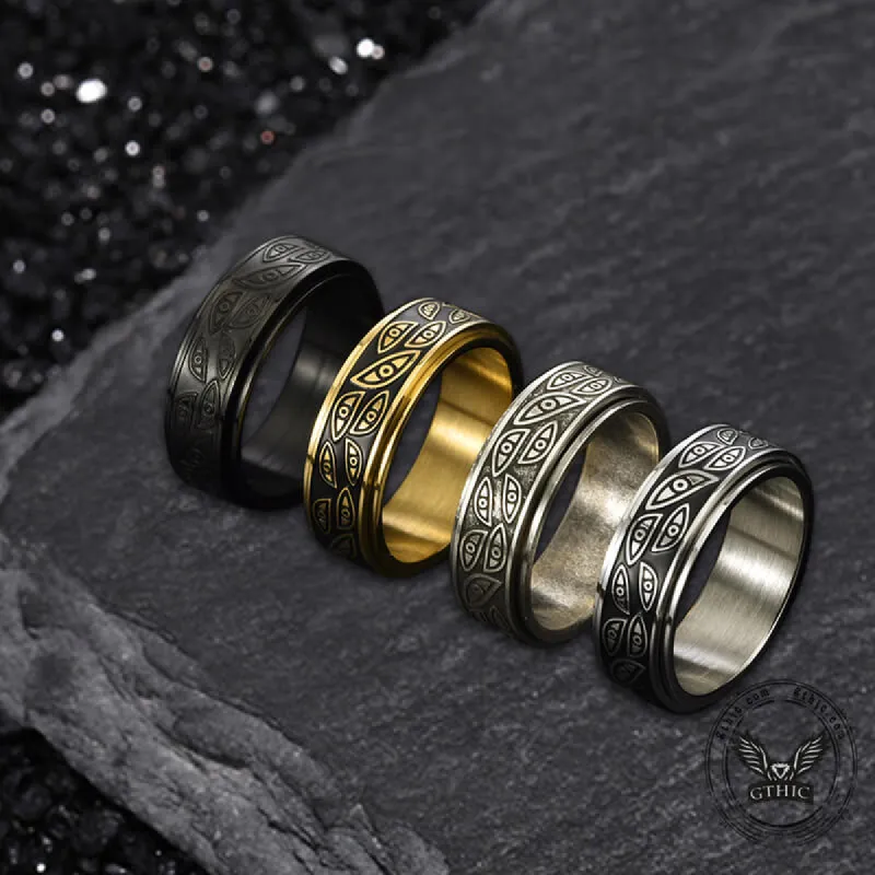 Stylish Corruption Demon Eye Spinner Ring sold by GTHIC