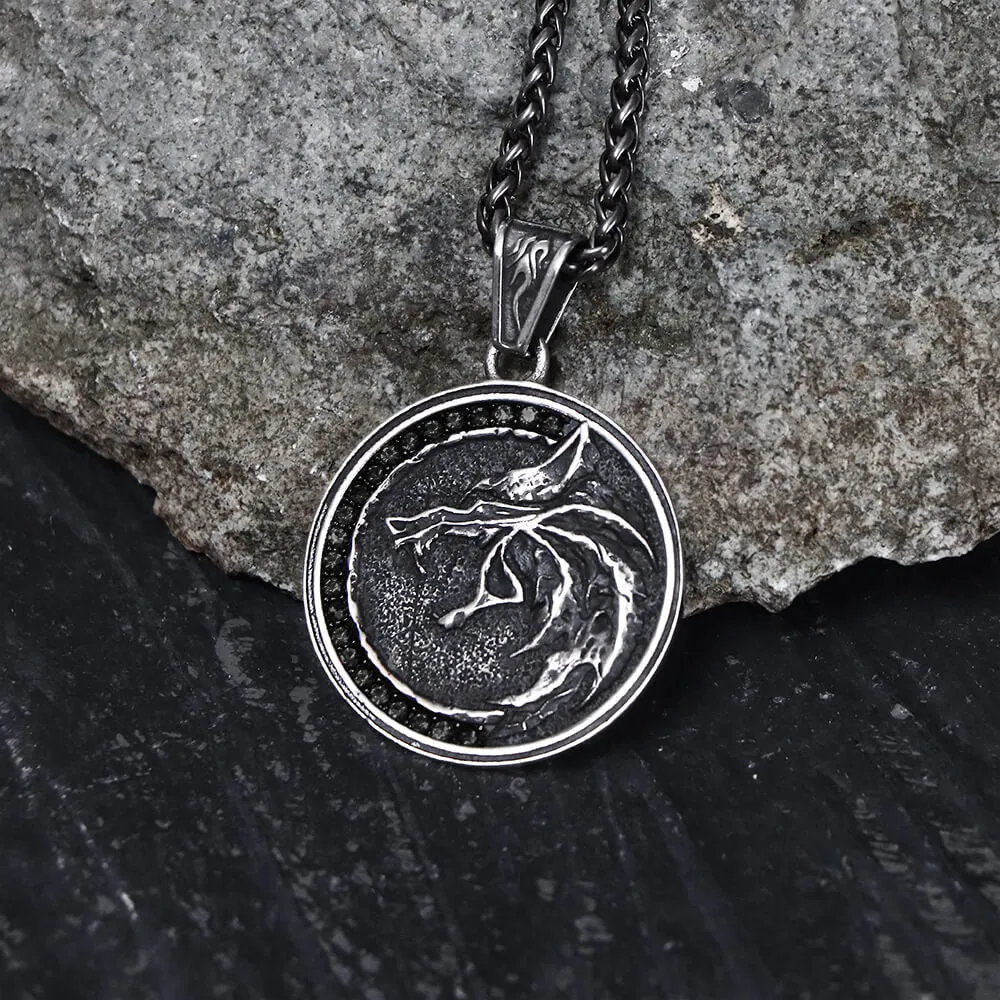 Ferocious Nordic Wolf Stainless Steel Pendant sold by GTHIC product image thumbnail 3