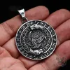 Viking Celtic Wolf Runes Stainless Steel Pendant sold by GTHIC