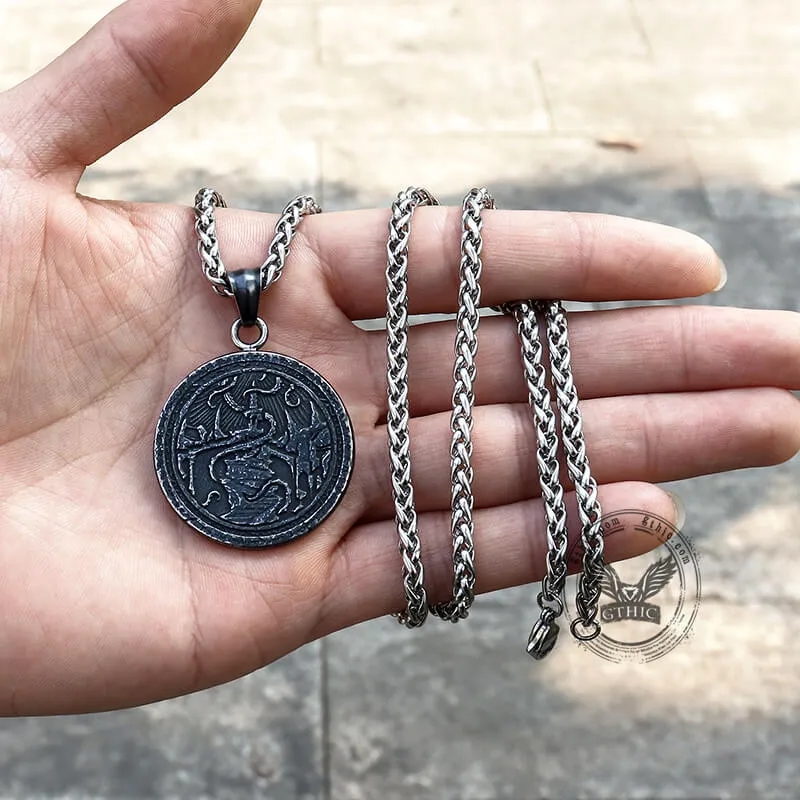 Retro Cthulhu Octopus Stainless Steel Marine Pendant sold by GTHIC product image thumbnail 5