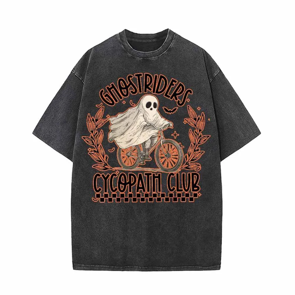 Horror Ghostriders Vintage Washed T-shirt sold by GTHIC