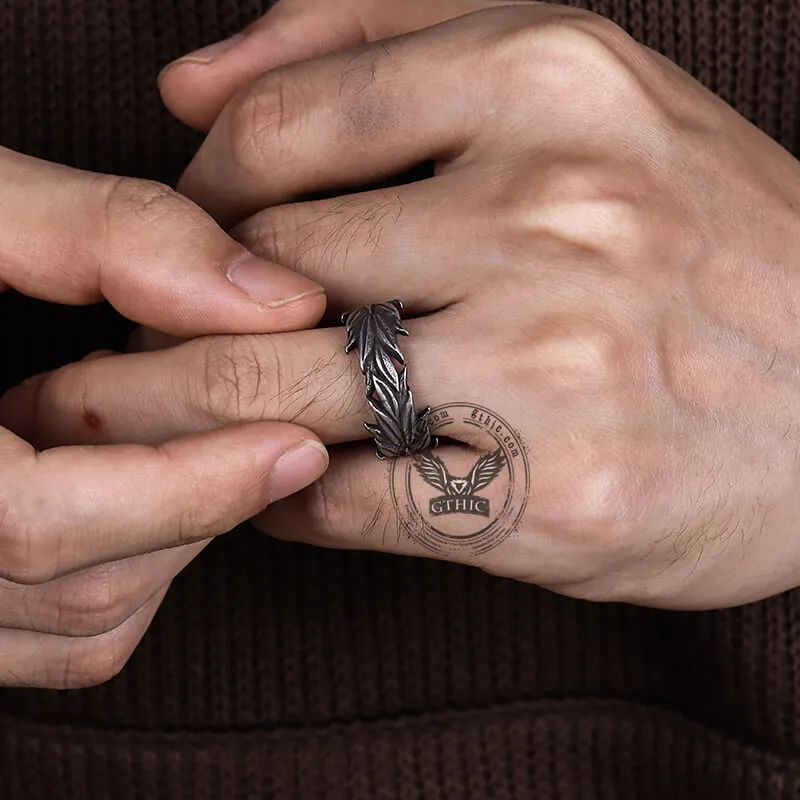 Vintage Wheat Ear Stainless Steel Ring sold by GTHIC product image thumbnail 2