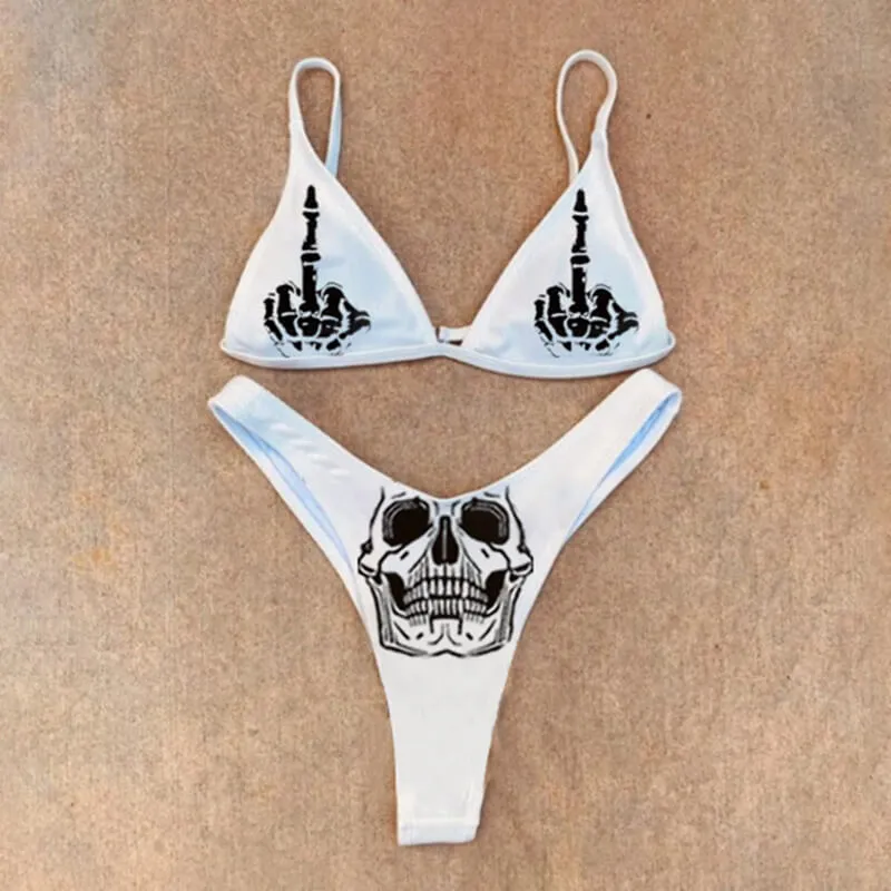 Skeleton Hands Women’s Bikini Set sold by GTHIC product image thumbnail 2