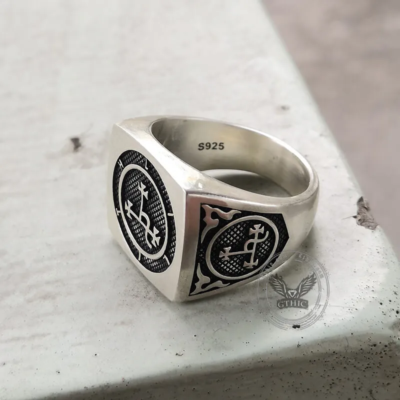 Sigil of Lilith Sterling Silver Ring sold by GTHIC product image thumbnail 5