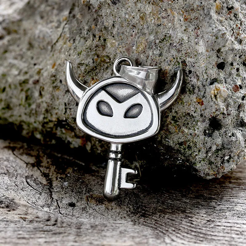 Punk Devil Key Stainless Steel Pendant sold by GTHIC product image thumbnail 3
