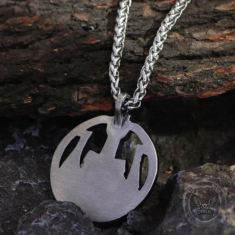Viking Ships Thor’s Hammer Stainless Steel Pendant sold by GTHIC product image thumbnail 4