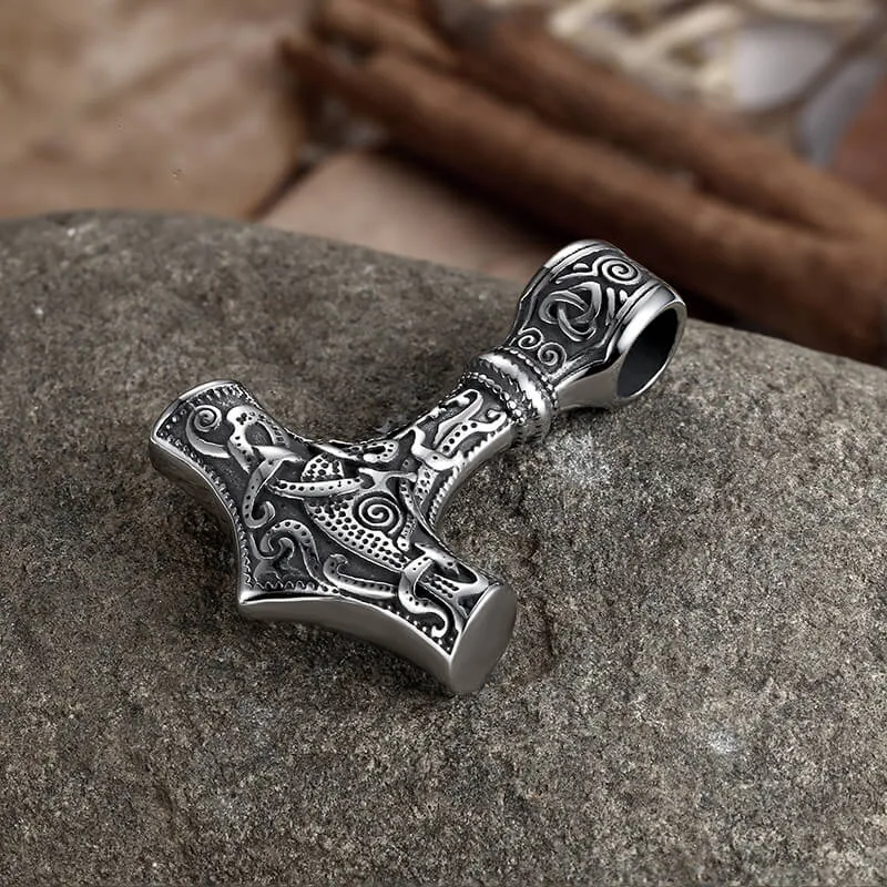 Thor’s Hammer Stainless Steel Pendant sold by GTHIC product image thumbnail 4