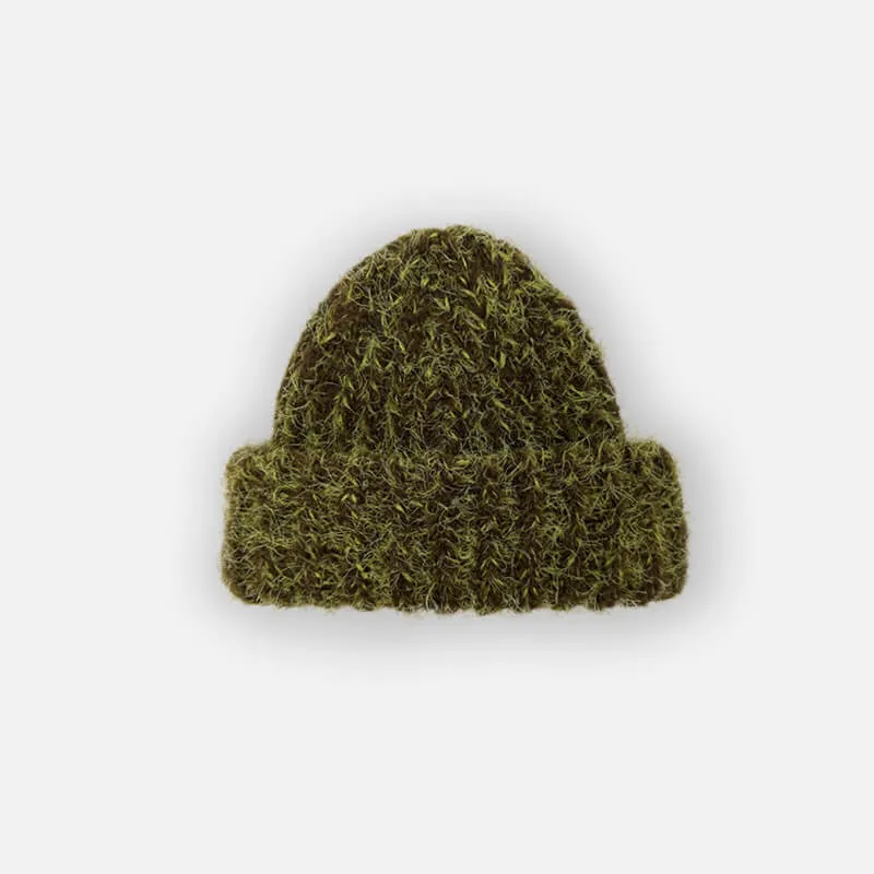 Solid Color Wool-Blend Chunky Knitted Beanie Hat sold by GTHIC product image thumbnail 4