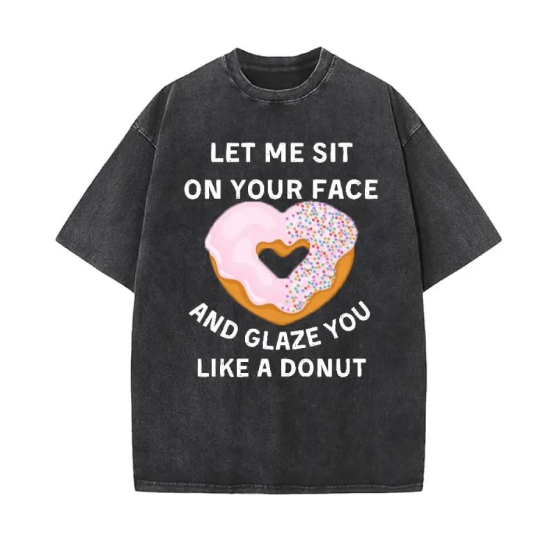 Sweet Donut Round Neck Short Sleeve T-shirt sold by GTHIC