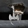Vintage Viking Raven Axe Stainless Steel Pendant sold by GTHIC