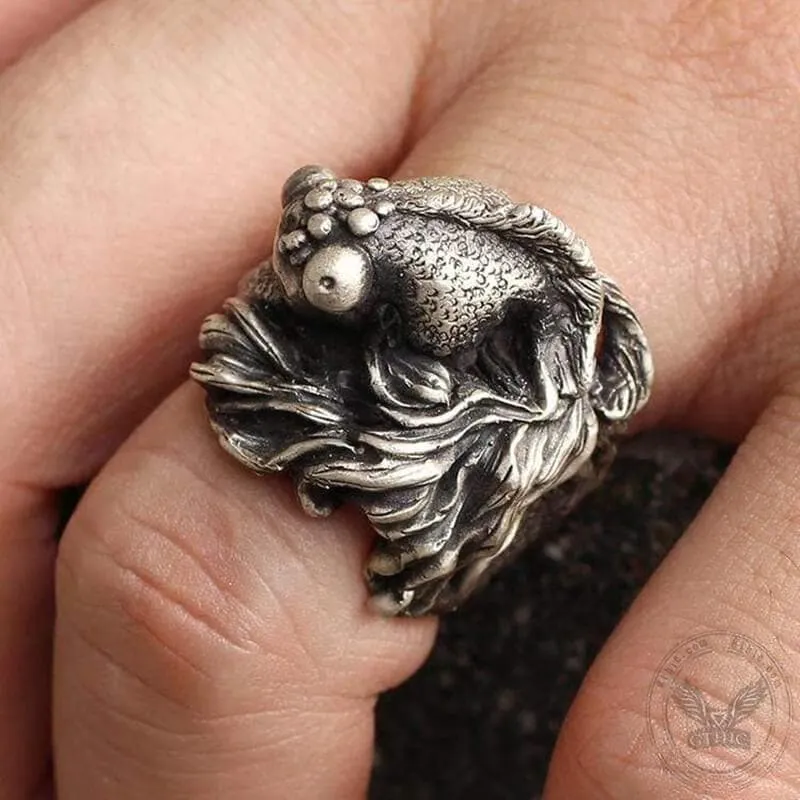 Lucky Carp 925 Silver Ring sold by GTHIC product image thumbnail 5