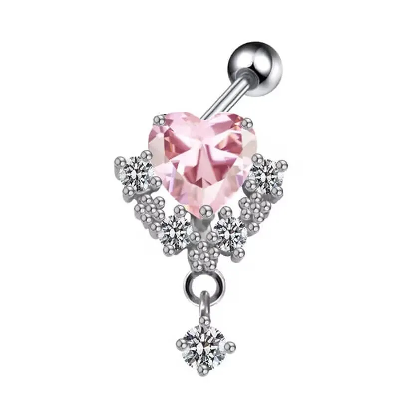 Heart-Shaped Wings Stainless Steel Piercing Earrings sold by GTHIC product image thumbnail 3