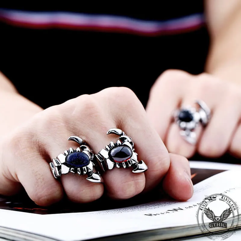 Venomous Scorpion CZ Stainless Steel Animal Ring sold by GTHIC product image thumbnail 5