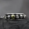 Vintage Skull Punk Sterling Silver Spinner Ring sold by GTHIC
