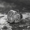 Ankh Key of Life Stainless Steel Egyptian Ring sold by GTHIC