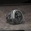 Ankh Key of Life Stainless Steel Egyptian Ring sold by GTHIC