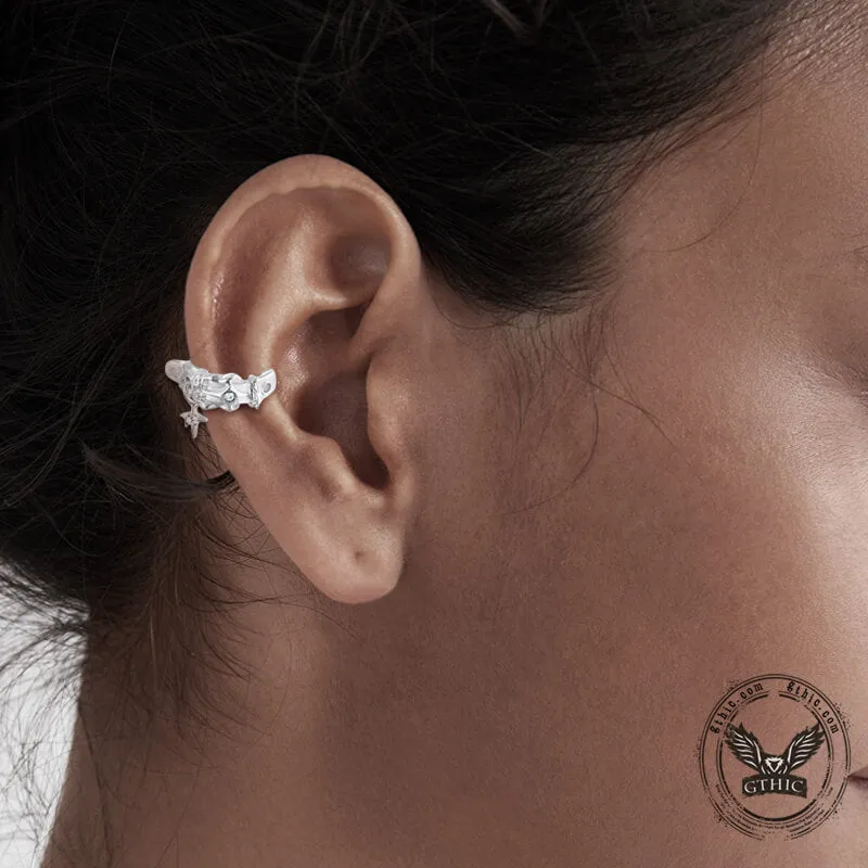 Gothic Belt Cross Copper Ear Cuff sold by GTHIC product image thumbnail 2