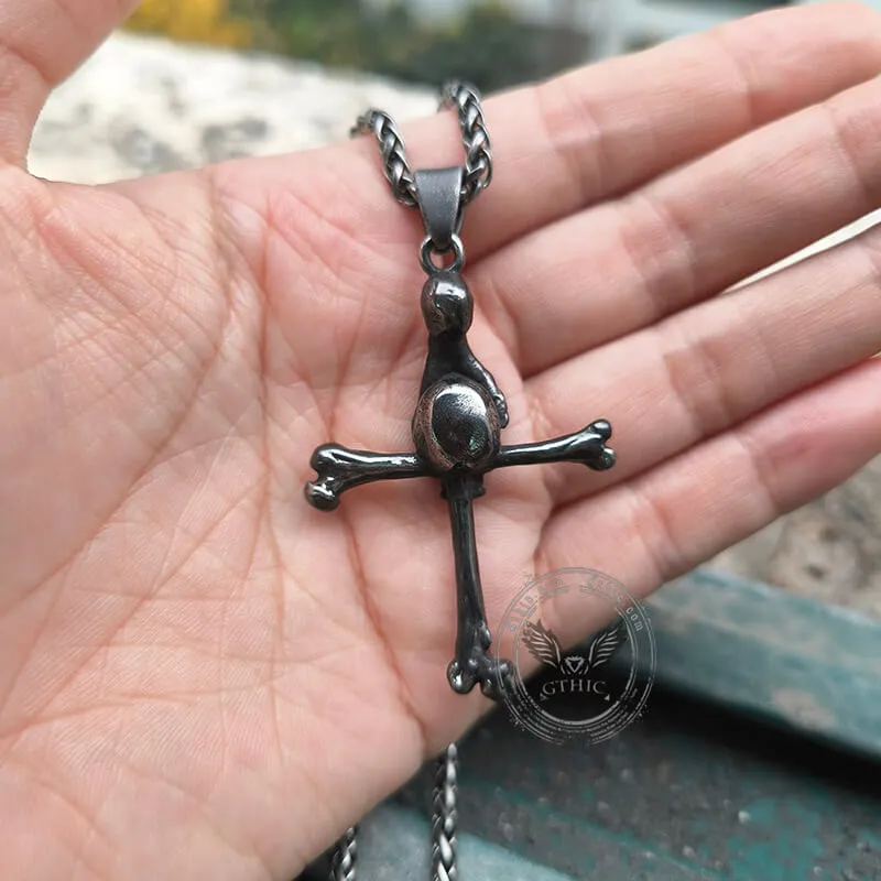 Ghost Hand Stainless Steel Skull Pendant sold by GTHIC product image thumbnail 4