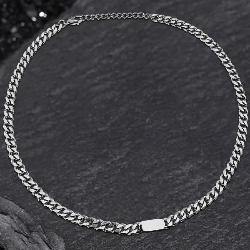 Cuban Classic Stainless Steel Necklace sold by GTHIC