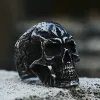 Classic Skull Stainless Steel Ring sold by GTHIC