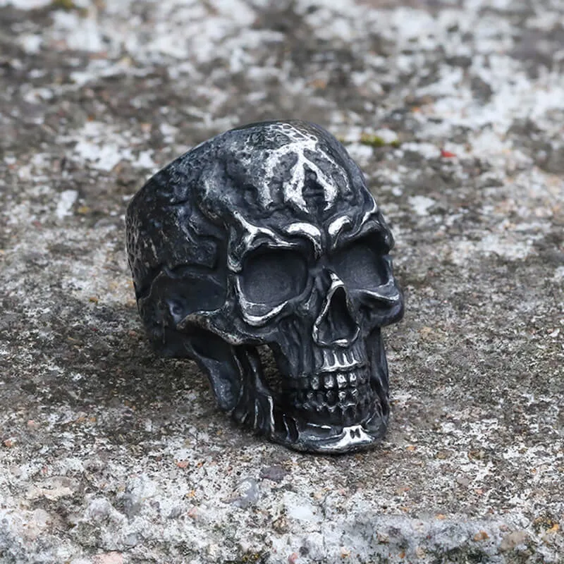 Classic Skull Stainless Steel Ring sold by GTHIC