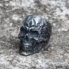 Classic Skull Stainless Steel Ring sold by GTHIC