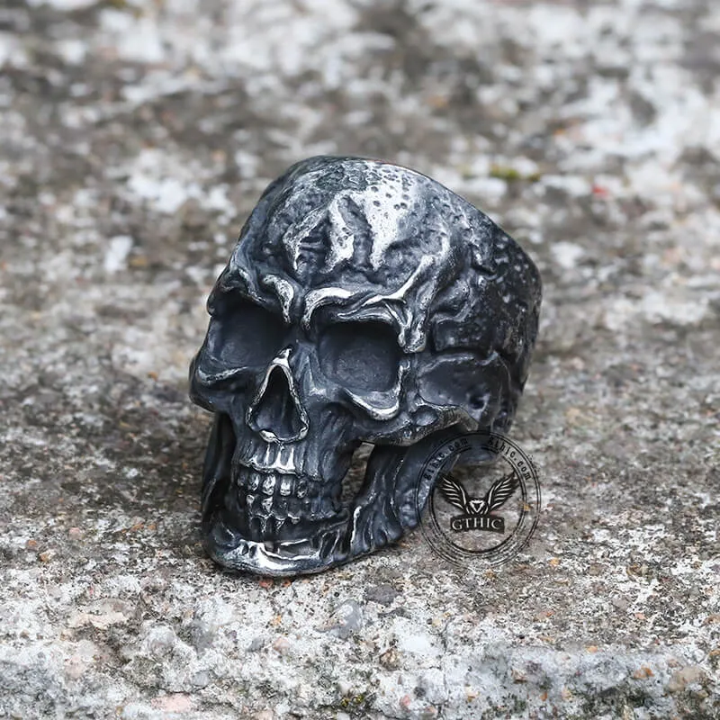 Classic Skull Stainless Steel Ring sold by GTHIC product image thumbnail 3