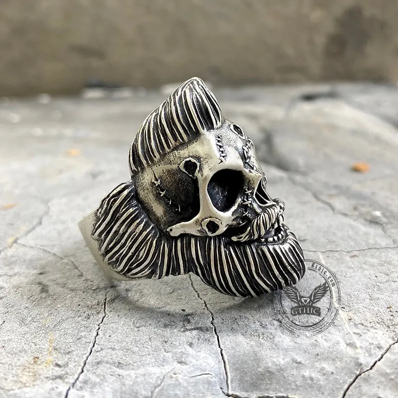 Gangster Sterling Silver Skull Ring sold by GTHIC product image thumbnail 3