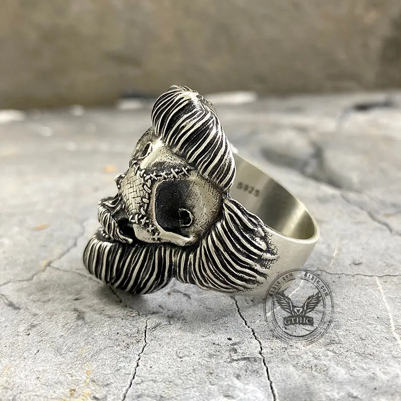 Gangster Sterling Silver Skull Ring sold by GTHIC product image thumbnail 4