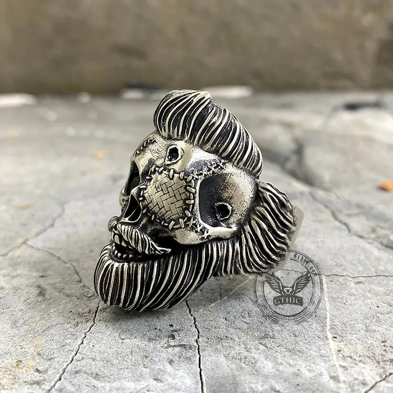 Gangster Sterling Silver Skull Ring sold by GTHIC product image thumbnail 2