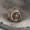 Vintage Crown Skull Stainless Steel Ring sold by GTHIC