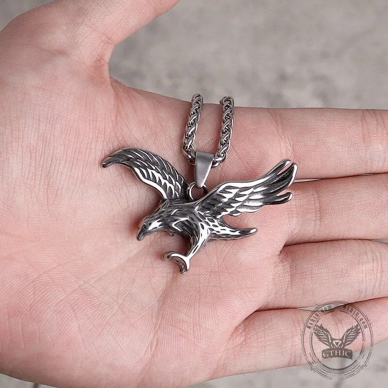 Winged Eagle Stainless Steel Pendant sold by GTHIC product image thumbnail 3