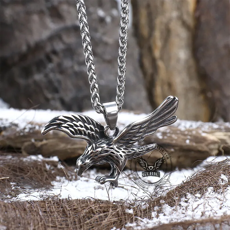 Winged Eagle Stainless Steel Pendant sold by GTHIC product image thumbnail 5