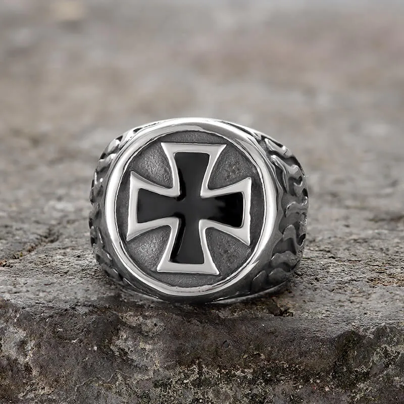Flame Cross Stainless Steel Ring sold by GTHIC product image thumbnail 3