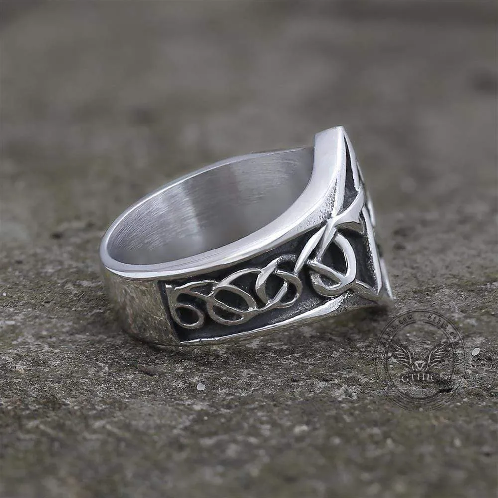 Pentagram Stainless Steel Ring sold by GTHIC product image thumbnail 4