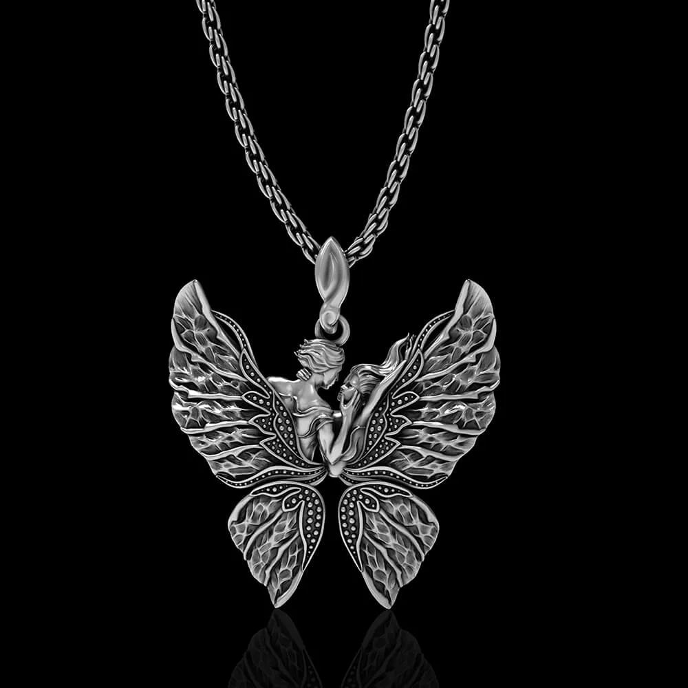 Free Love Butterfly Sterling Silver Pendant sold by GTHIC