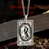 The World Major Arcana Tarot Stainless Steel Necklace sold by GTHIC