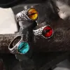 Vintage Dragon Eye Stainless Steel Ring sold by GTHIC