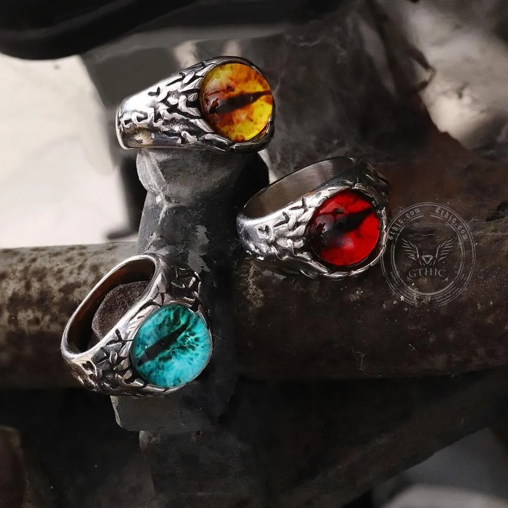Vintage Dragon Eye Stainless Steel Ring sold by GTHIC product image thumbnail 2