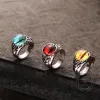 Vintage Dragon Eye Stainless Steel Ring sold by GTHIC