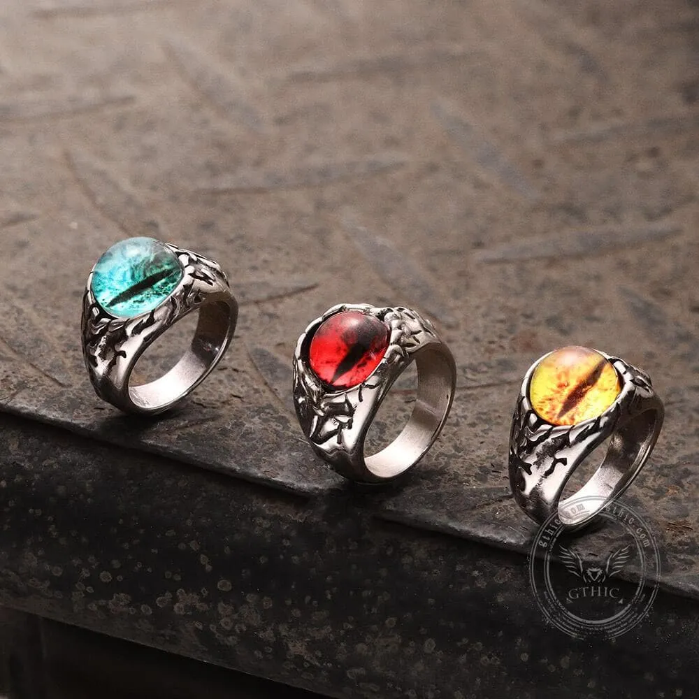 Vintage Dragon Eye Stainless Steel Ring sold by GTHIC product image thumbnail 5