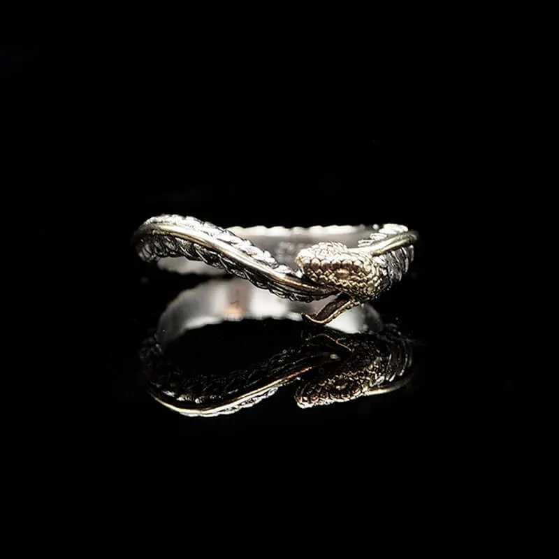 Vintage Ouroboros Sterling Silver Ring sold by GTHIC