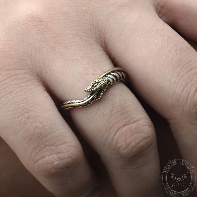 Vintage Ouroboros Sterling Silver Ring sold by GTHIC product image thumbnail 2