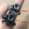 Vivid Cerastes Snake Sterling Silver Ring sold by GTHIC
