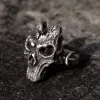 God Of War Skull Sterling Silver Darksiders Ring sold by GTHIC